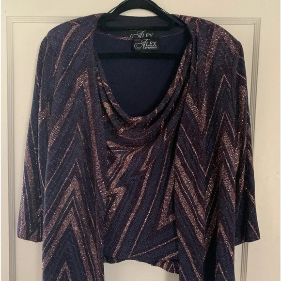 Women’s Petite Alex Evenings Two Piece Set - Picture 1 of 9